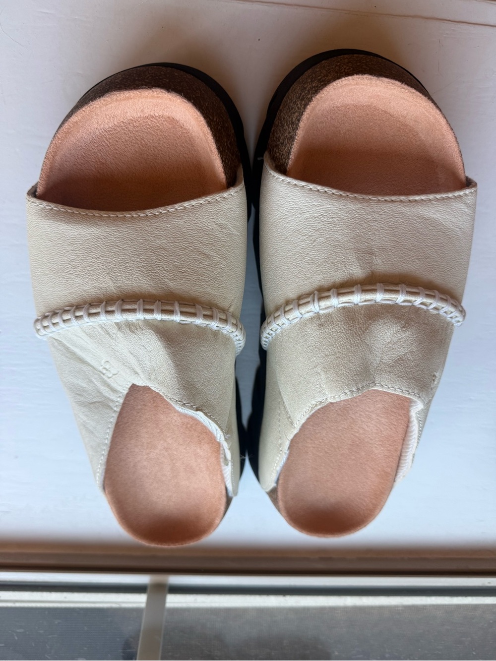 UGG Women's Cream Slide Mules